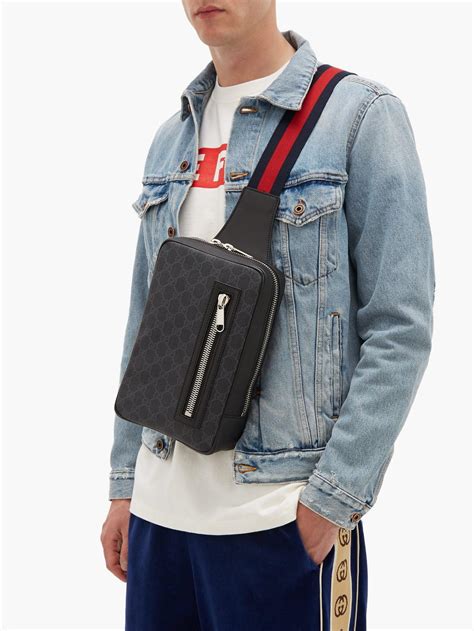 mens gucci man bags|gucci body bag for men.